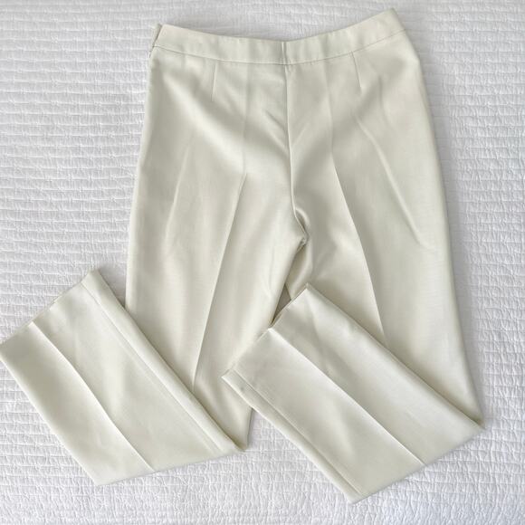 New Le Suit Women's 2 Piece Single Breasted Blazer and Pant Suit Set in Ivory 8 - Picture 10 of 14